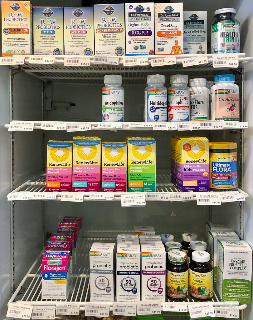 Vitamins and Supplements at Greens N Grains Natural Foods in Door County COVID response