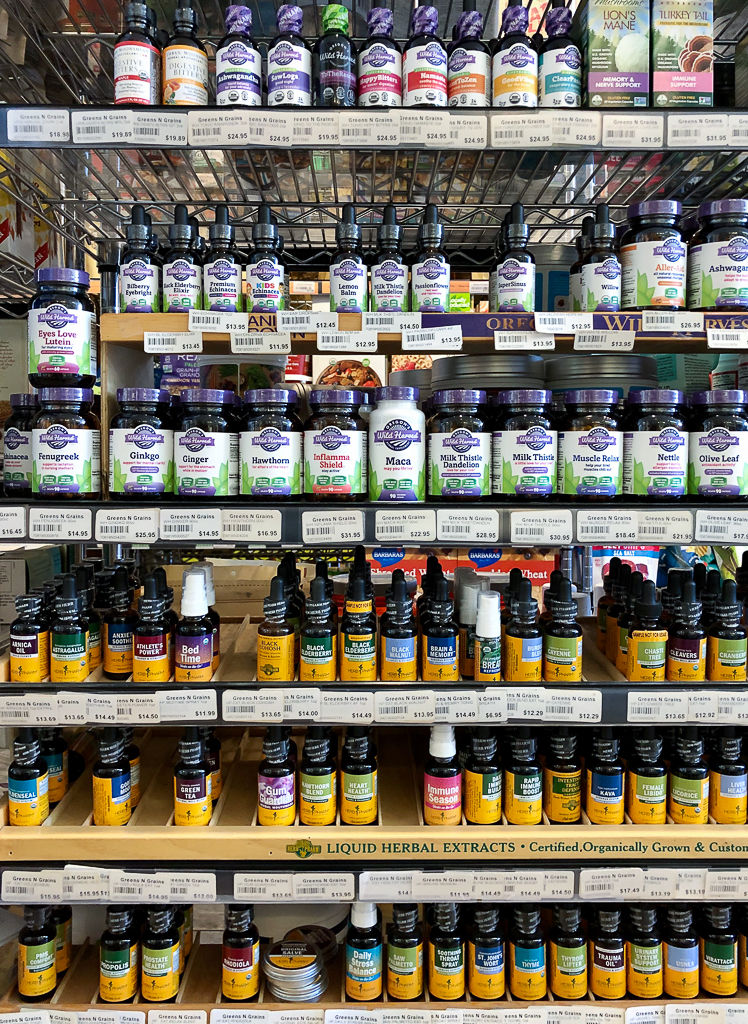 Vitamins and Supplements at Greens N Grains Natural Foods in Door County COVID response